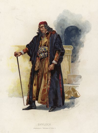Shylock, de Le Marchand de Venise de Shakespeare - English School