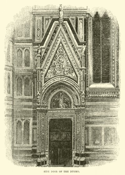 Porte latérale du Duomo - English School