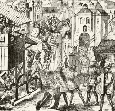 Opérations de siège au 15ème siècle, de 