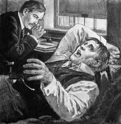 Sigmund Freud avec un patient à Vienne - English School