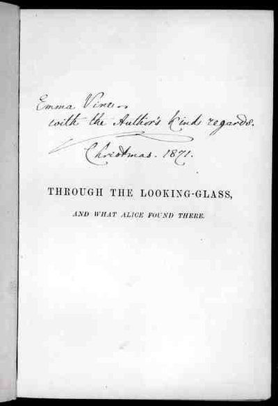 Page signée de 