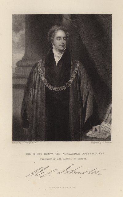 Sir Alexander Johnston - English School