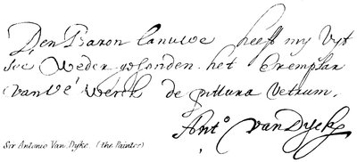 Sir Antonio Van Dyke (le Peintre) - English School