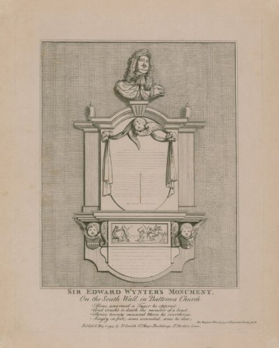 Monument de Sir Edward Wynter, sur le mur sud de l