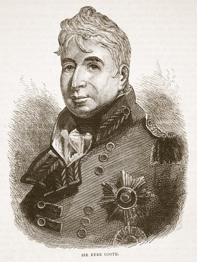 Sir Eyre Coote, illustration de Cassell