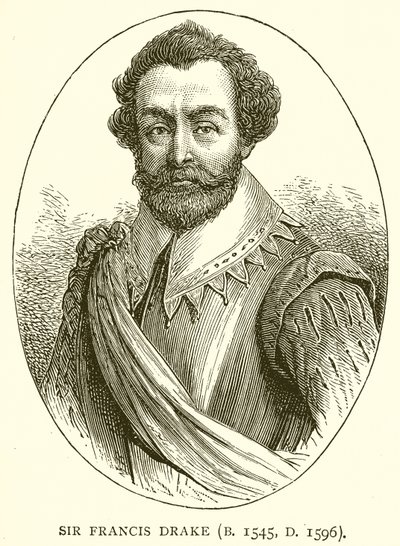Sir Francis Drake (né en 1545, mort en 1596) - English School