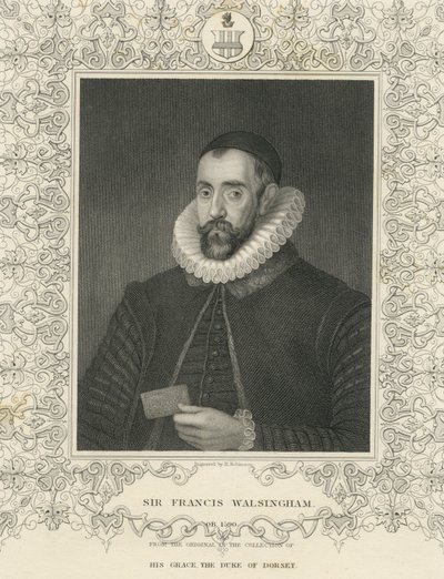 Sir Francis Walsingham (gravure) - English School