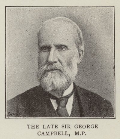 Sir George Campbell (gravure) - English School