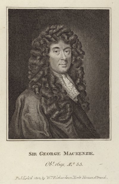 Sir George Mackenzie - English School