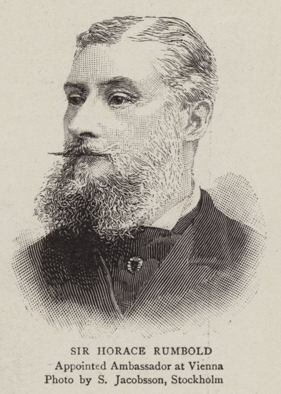 Sir Horace Rumbold (gravure) - English School