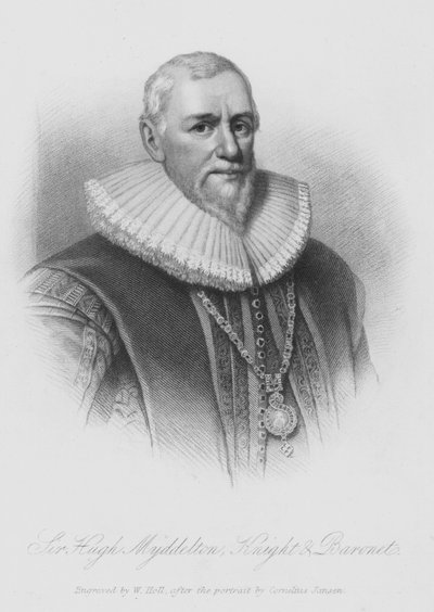 Sir Hugh Middleton (gravure) - English School