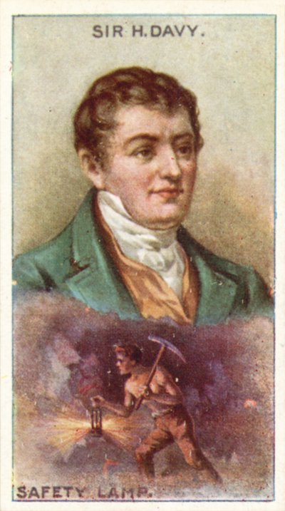 Sir Humphry Davy, Lampe de sécurité - English School