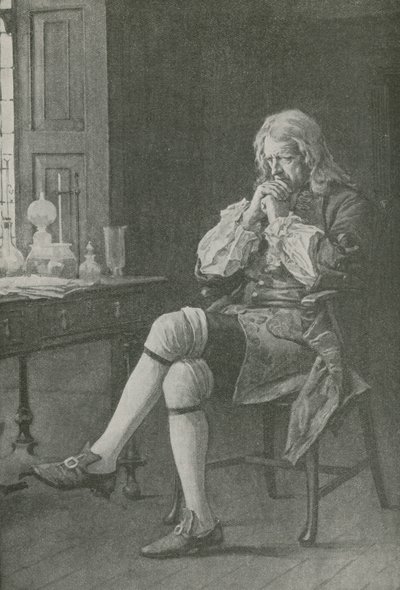 Sir Isaac Newton rêve - English School
