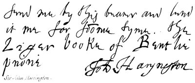 Sir John Harrington - English School