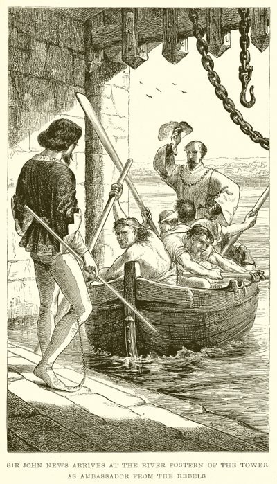 Sir John News Arrive à la Porte de la Rivière de la Tour comme Ambassadeur des Rebelles - English School