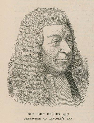 Sir John de Gex, trésorier de Lincoln