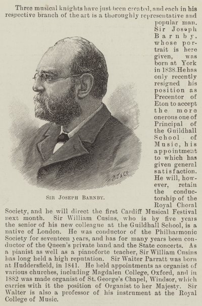 Sir Joseph Barnby - English School