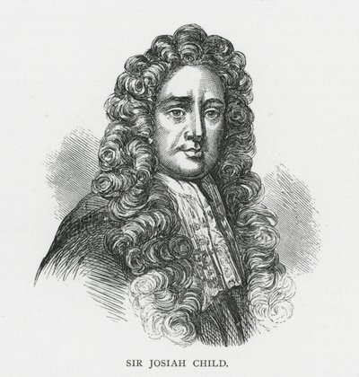 Sir Josiah Child (gravure) - English School