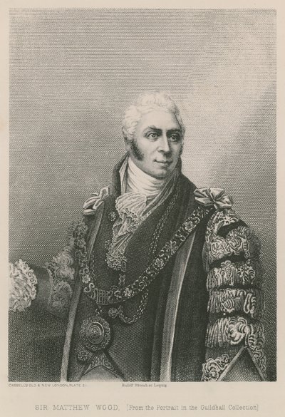 Sir Matthew Wood, Lord-maire de Londres, 1809 - English School