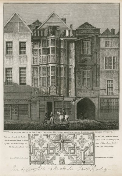 Maison de Sir Paul Pindar, Bishopsgate - English School