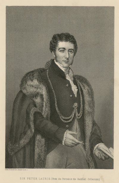 Sir Peter Laurie, Lord-maire de Londres - English School