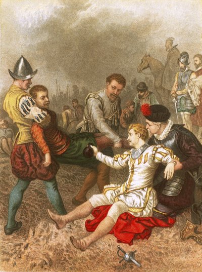 Sir Philip Sidney à Zutphen - English School