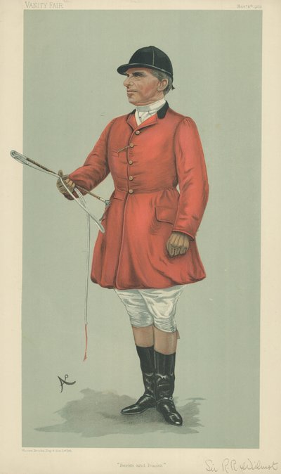 Sir Robert Rodney Wilmot, Berks et Bucks, 5 novembre 1903, caricature de Vanity Fair - English School
