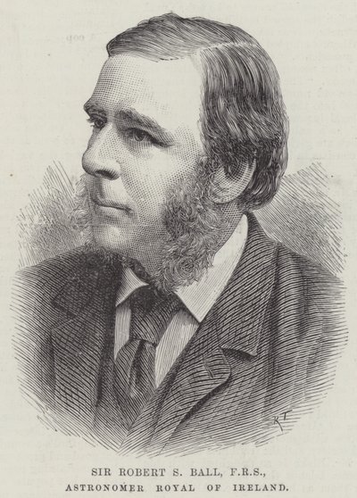 Sir Robert S Ball, FRS, astronome royal d