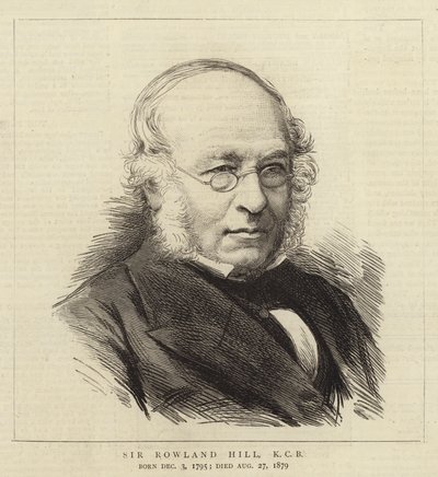Sir Rowland Hill, KCB (gravure) - English School