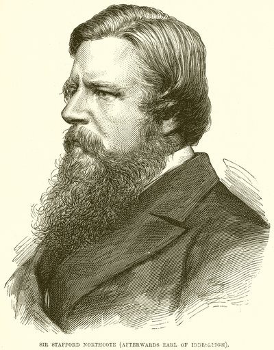 Sir Stafford Northcote (devenu plus tard Comte d