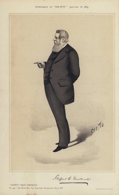 Sir Stafford Northcote, MP - English School