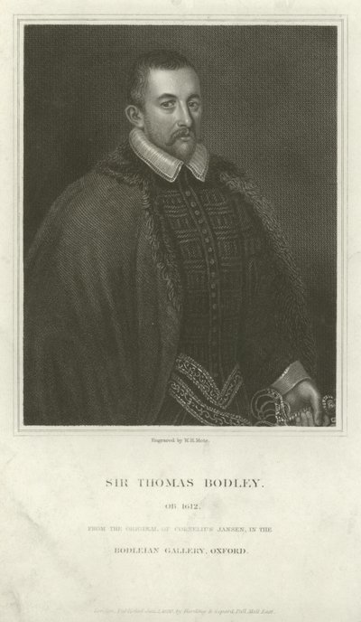 Sir Thomas Bodley, diplomate et érudit anglais - English School