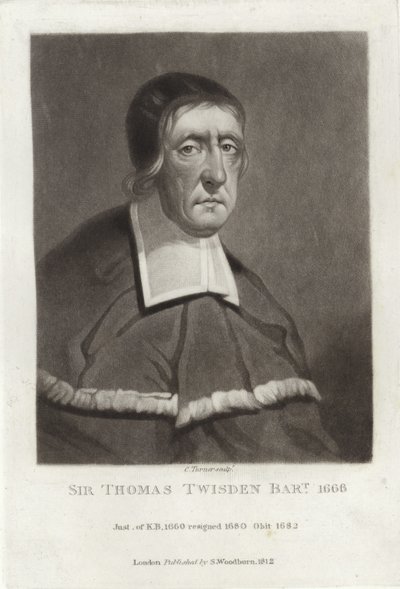 Sir Thomas Twisden Baronet - English School