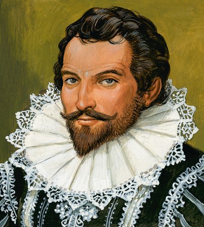 Sir Walter Raleigh - English School