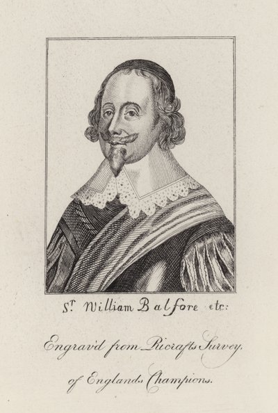 Sir William Balfour (gravure) - English School