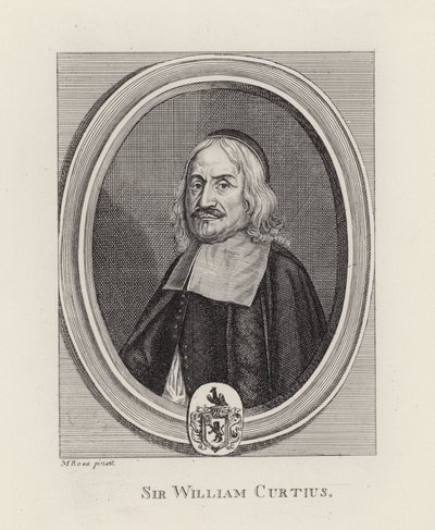 Sir William Curtius (gravure) - English School