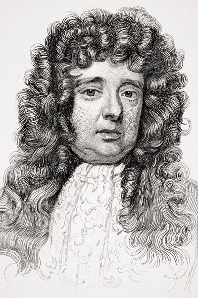 Sir William Petty, de Old Englands Worthies par Lord Brougham et autres, publié à Londres, vers 1880 - English School