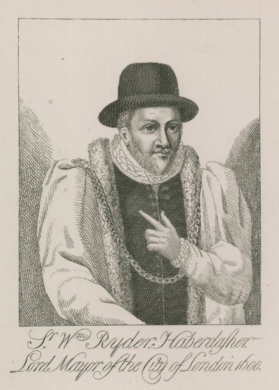 Sir William Ryder, chapelier, Lord-maire de Londres, 1600 - English School