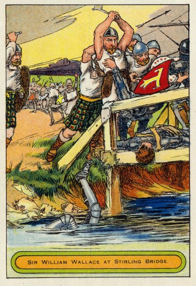 Sir William Wallace au pont de Stirling - English School
