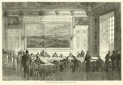 Réunion du Conseil de guerre français, janvier 1871 - English School