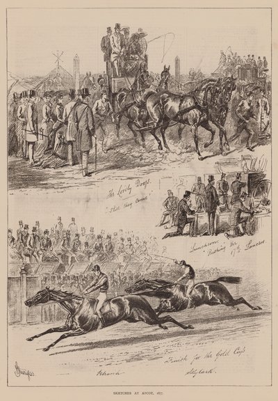 Croquis à Ascot - English School