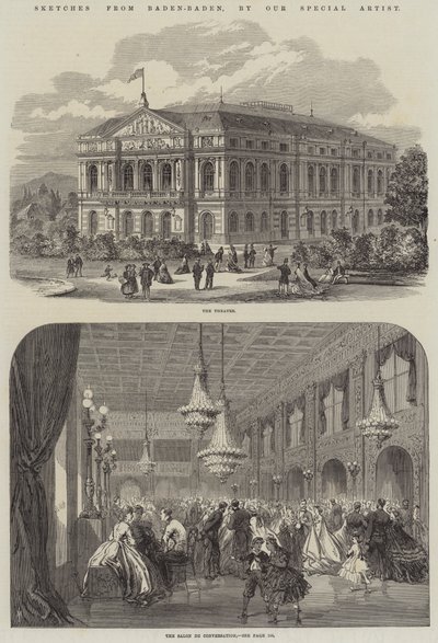 Croquis de Baden-Baden - English School