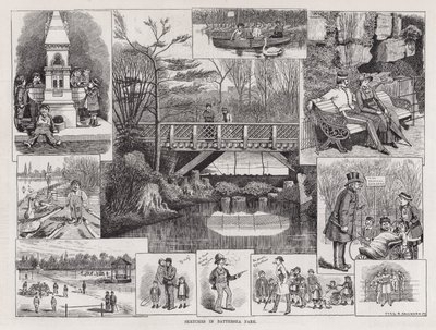 Croquis dans Battersea Park - English School