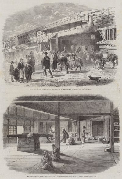 Esquisses au Japon (gravure) - English School