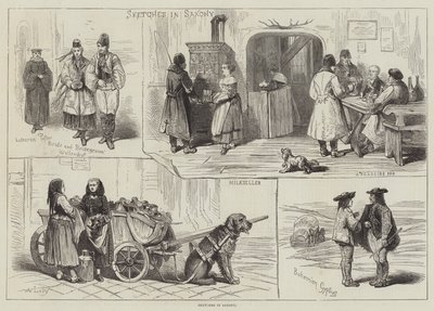 Croquis en Saxe - English School