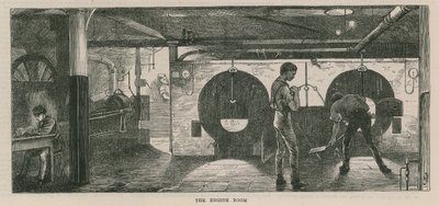Croquis dans la rue du télégraphe - la salle des machines - English School