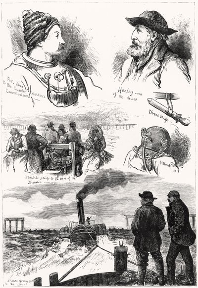 Esquisses du désastre du pont de Tay - English School