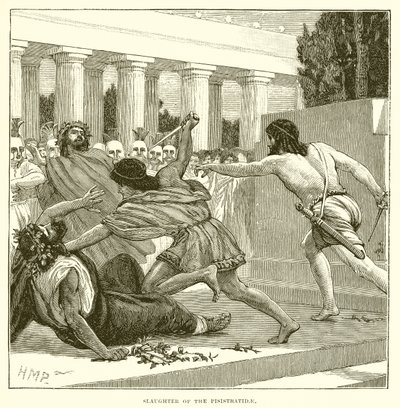 Massacre des Pisistratides - English School