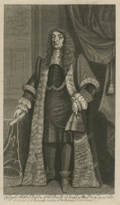 Slingsby Bethell, shérif de Londres et Middlesex en 1680 - English School