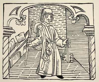 Smith, du Game of Chess par William Caxton, pub. 1480 - English School